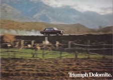 Catalogue Brochure Triumph Dolomite 03/1972 France