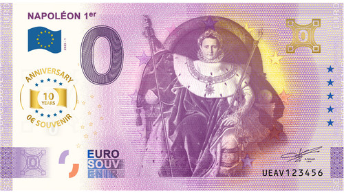 Billet souvenir 2025 france - billet,