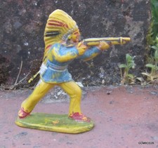SOLDAT JIM FAR-WEST / FIGURINE INDIEN AVEC CARABINE DEBOUT # 2