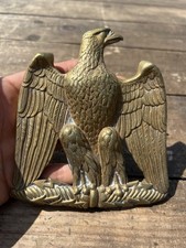 Aigle Imperial Laiton Doré Second Empire Antique Eagle