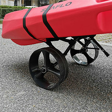 kayak Chariot  pliable Canoë transport sup planche surf roues plug hobie 