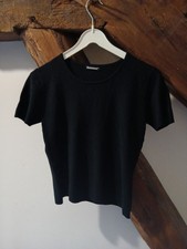 Pull noir léger femme taille