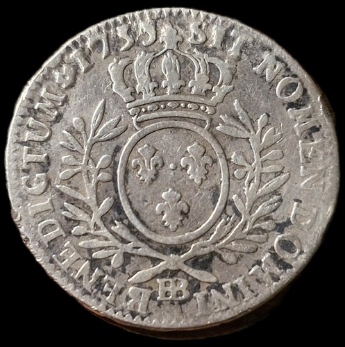 écu louis 1735 bb - Écu,