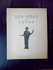Les odes de SAPHO 1947 lithographies de René Demeurisse