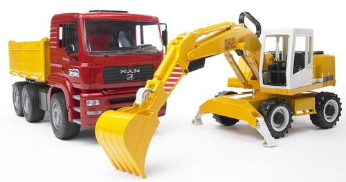 Bruder camion 6x4 benne - -,