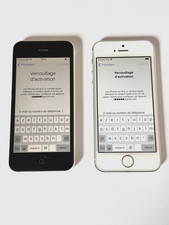 Lot 2 téléphones Apple iPhone 5C et 5S - Bloqué icloud - Pour pièces