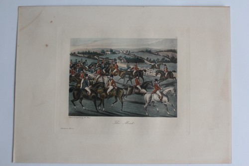 Gravure originale charles - gravure, hunt