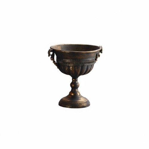 Vase fer forgé sculpté - en,