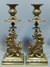 PAIRE DE FLAMBEAUS, BOUGEOIRS