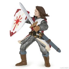 Papo 39282 Lancelot Rouge 8 Cm