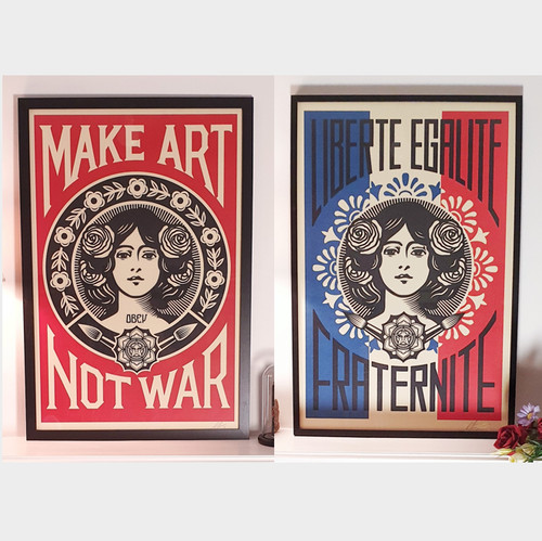 Shepard fairey make art - shepard, "make