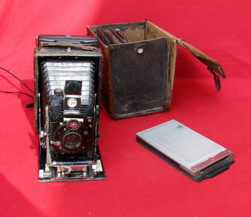 Appareil photo ancien folding - photo,