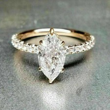 Bague de fiançailles simple