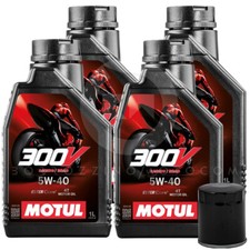 KIT D'ENTRETIEN 4L Motul 300V 5w40 Harley Davidson Xg 'Street Road 750 2017-2020