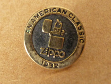 pin's pins badge Zippo.  An