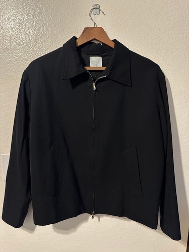 Smock zip blouson jacket - smock, black