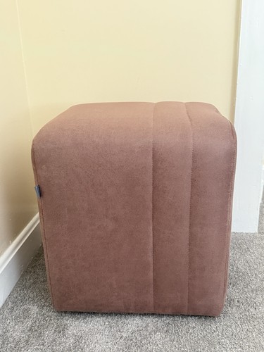 Brown solid square cube - solid,