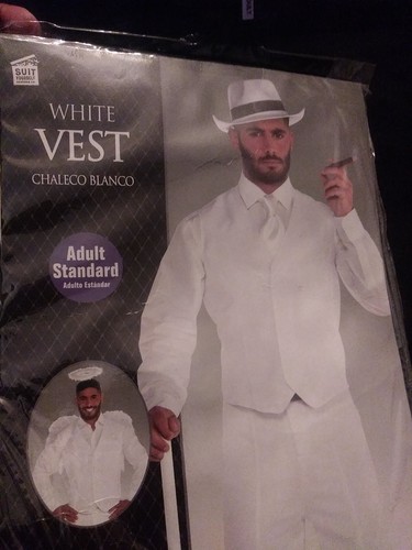 White vest adult - white,