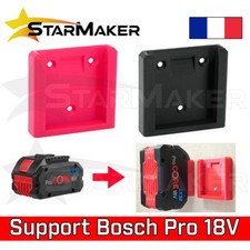 Support mural pour batteries Bosch Pro 18V Compatible GBA et ProCore 4Ah à 12Ah
