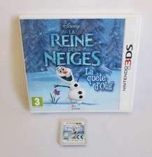 Jeu Nintendo 3DS La Reine des Neiges Olaf PAL FR Complet Boîte Testé Fonctionnel