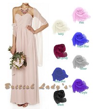 Chiffon Demoiselle D'honneur Mariage mariage/Bal écharpe/Étole/Enveloppant/
