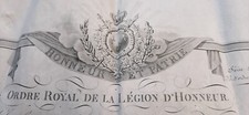 Diplôme Brevet 1824 Légion