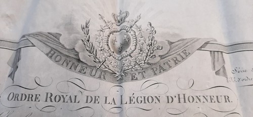 Diplôme brevet 1824 - diplôme,