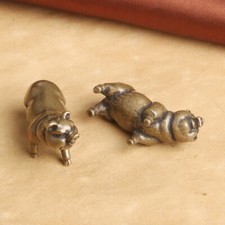 Brass A pair of pig Animal