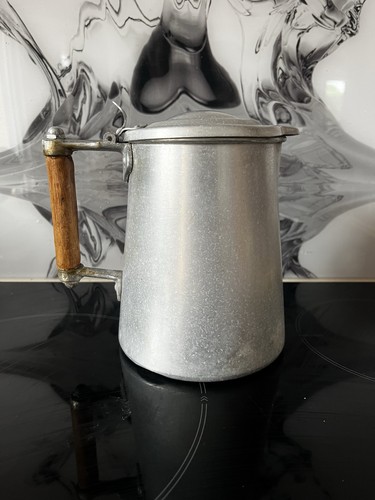 Ancienne cafetière aluminium - ancienne,