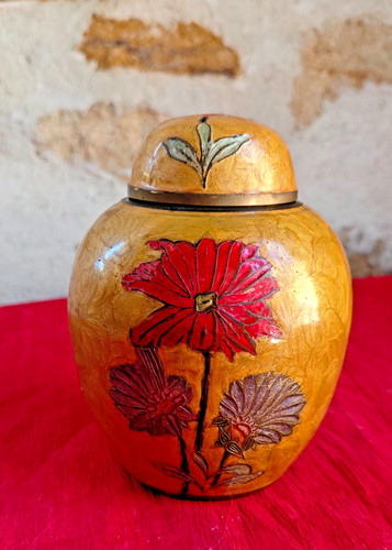 Pot décoratif laiton - décoratif,