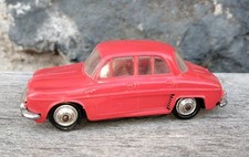 Voiture Miniature 1/43 Renault Dauphine Rouge N°50 Vintage Norev France B-9 