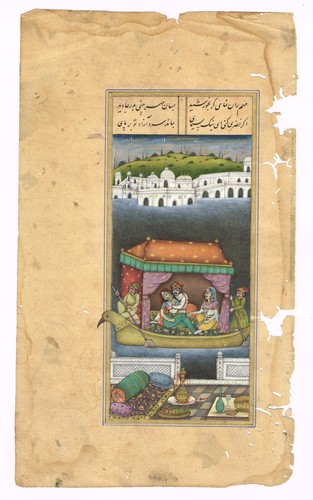 Indien miniature ancien - miniature,