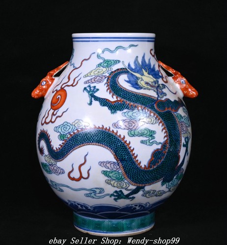 Qianlong marked doucai - qianlong,