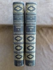 LES QUATRE VOYAGES DU CAPITAINE LEMUEL GULLIVER. eaux-fortes de Lalauze.en 4 T.