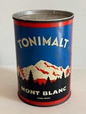 ?‍⬛ Ancienne  boite ronde publicitaire en tôle  TONIMALT Mont Blanc