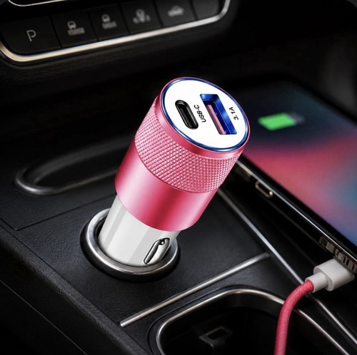 Chargeur usb voiture - usb-c,