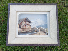 Tableau chalet montagne - chalet,