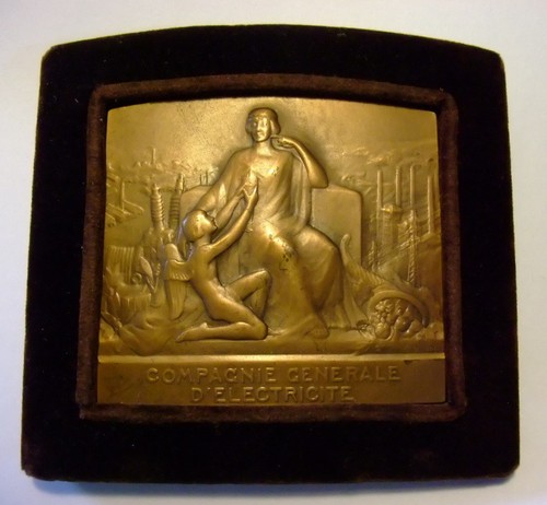 Médaille bronze signée