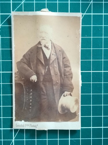 A193 cdv photo circa 1900 - photo,