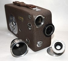 camera cinéma film 16mm BEAULIEU M16 poignée  objectif Som Berthiot Hyper cinor