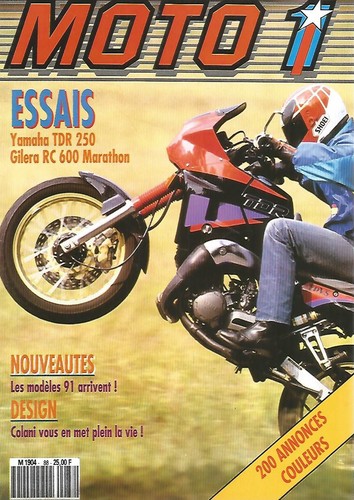 Moto yam tdr 250 - n°88, /