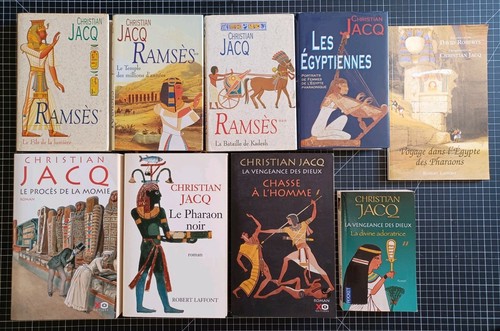Livres christian jacq - 9,