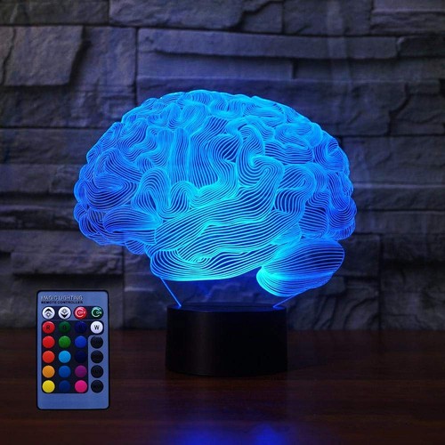 Illusion cerveau led lampe - illusion,