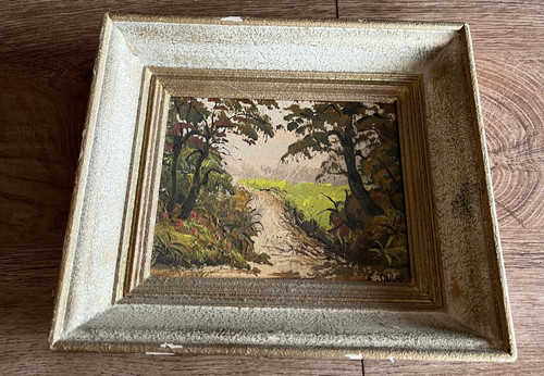 Tableau n337 huile - sur, panneau