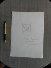 SIMON ORIGINAL ART DESSIN ORIGINAL SUR FEUILLE EN TRÈS BON ÉTAT