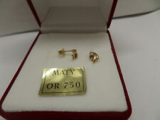 Boucle oreilles  or 18 carats