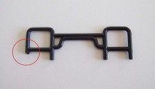 PLAYMOBIL (P6c01) SAFARI - Pare Buffle Noir Camion 4x4 3528 Cassé