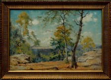 Huile sur toile Léopold Muller , datée 26 , peintre belge