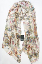 TORRENTE étole 100% soie NEUF