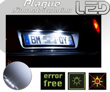 Pour NEW BEETLE 2  2 Ampoules Plaque d'immatriculation LED Blanc Anti erreur 